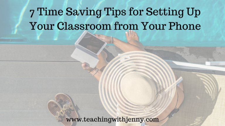 7 Time Saving Tips for Classroom Set Up